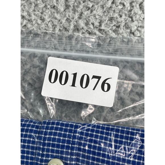 Hollister Shirt Mens Small Blue Plaid Button Down Long Sleeve Stretch Preppy - Picture 11 of 11